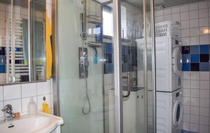 Shower, hair dryer