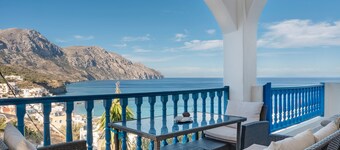 Studio Appartement 'Double No 2' avec vue sur la mer, Wi-Fi et climatisation