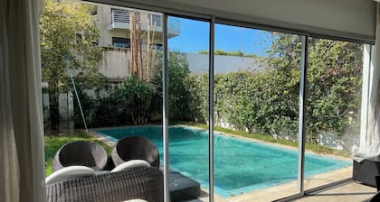 Modern beachfront villa with private pool