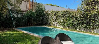 Modern beachfront villa with private pool