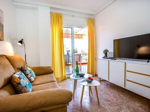 Ferienhaus, 3 Schlafzimmer, Terrasse | Wohnbereich