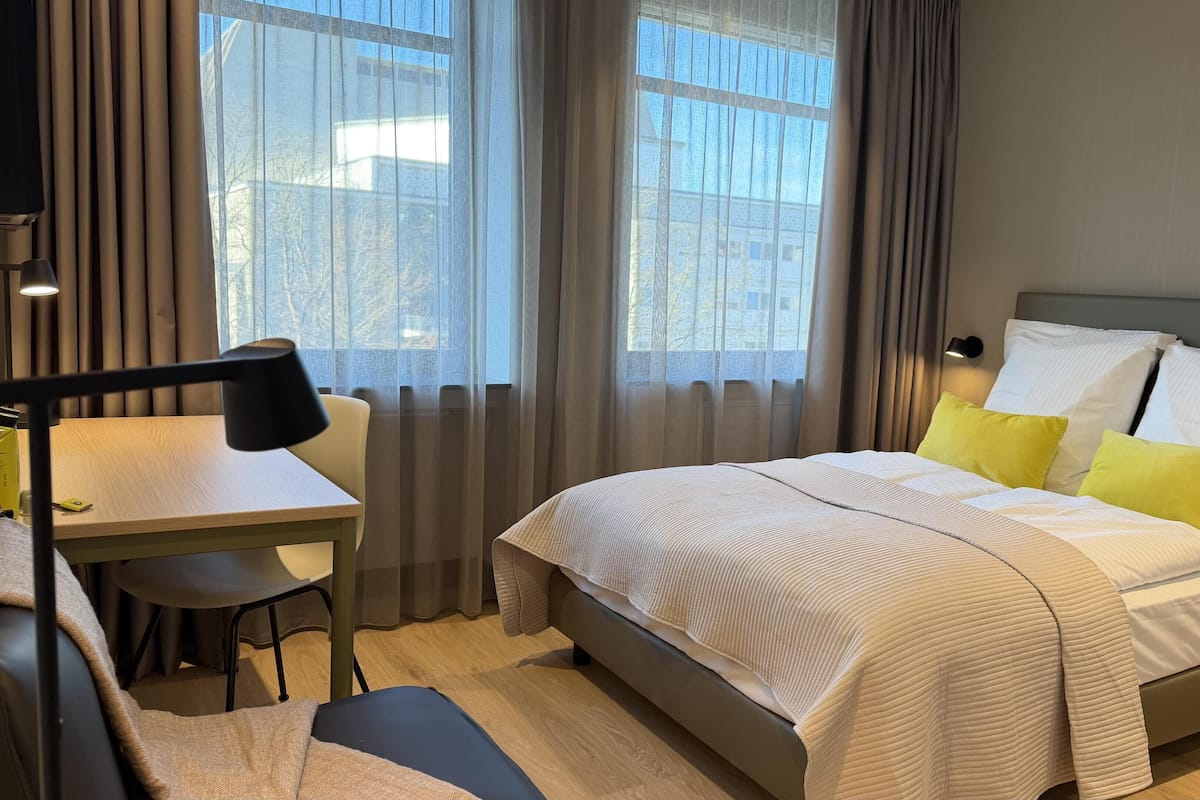 XtraSmart Apartment, 1 Queen Bed, Kitchen (Full Kitchen) | Ηχομόνωση, δωρεάν Wi-Fi, κλινοσκεπάσματα