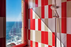 Habitación Vista Océano 2 camas | Bathroom - HOTEL BOUTIQUE FARO SILLEIRO (Baiona)