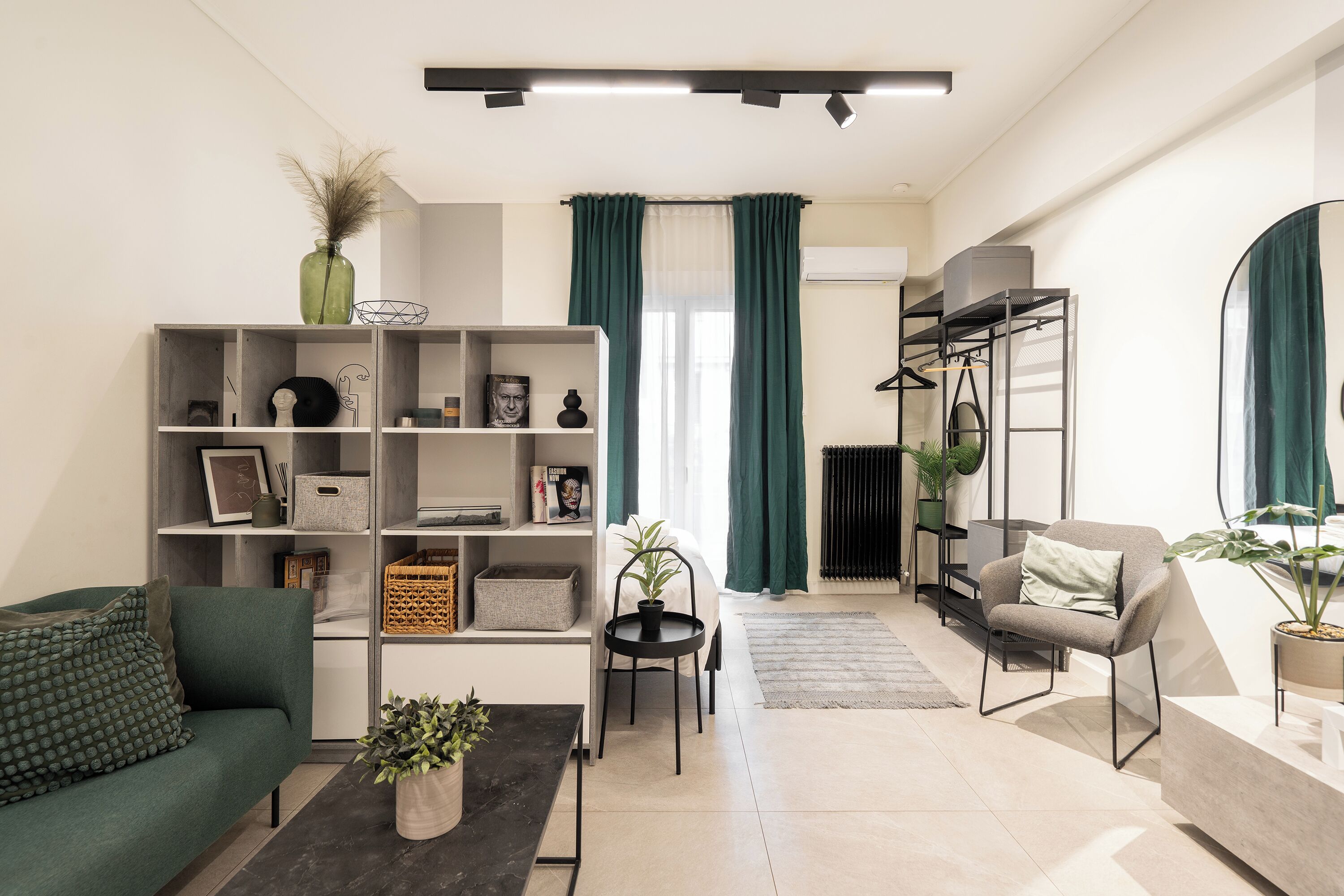 Luxury Studio Suite, Balcony | Living area | 42-inch TV with cable channels