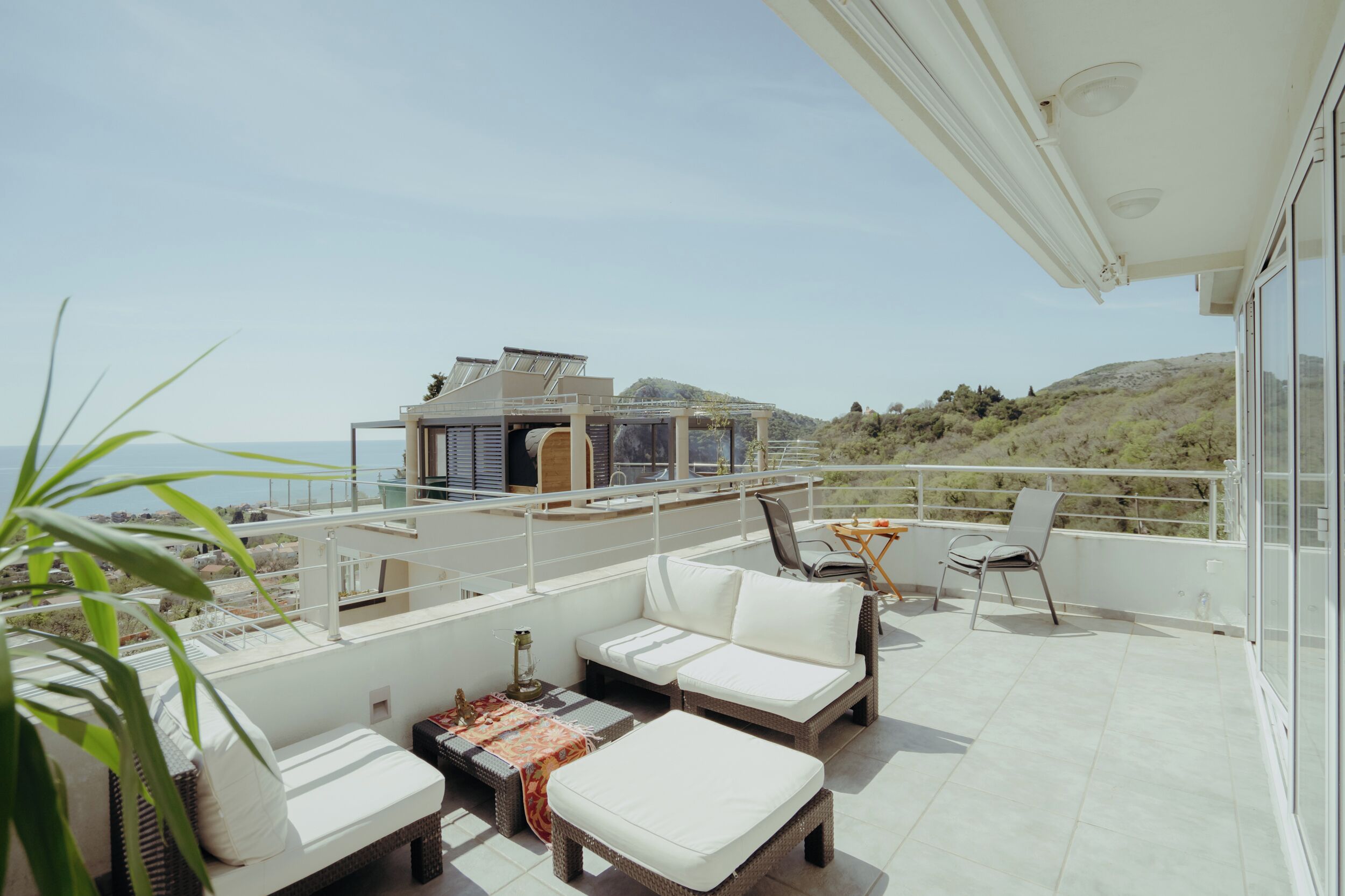 Lägenhet Panoramic - 1 sovrum - balkong - havsutsikt | Balkong