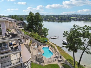 Indoor pool, a heated pool