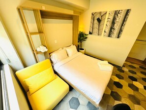 1 غرفة نوم ومكواة/لوح كي وواي فاي