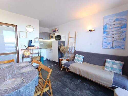 Cozy studio for 4 in Piau-Engaly, balcony, slopes view