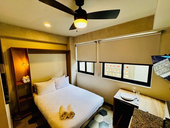 1 bedroom, iron/ironing board