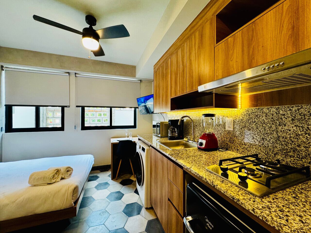 1 Schlafzimmer, Bügeleisen/Bügelbrett