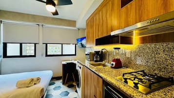 1 bedroom, iron/ironing board