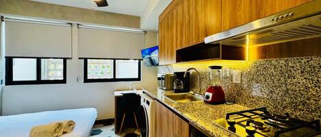 1 bedroom, iron/ironing board