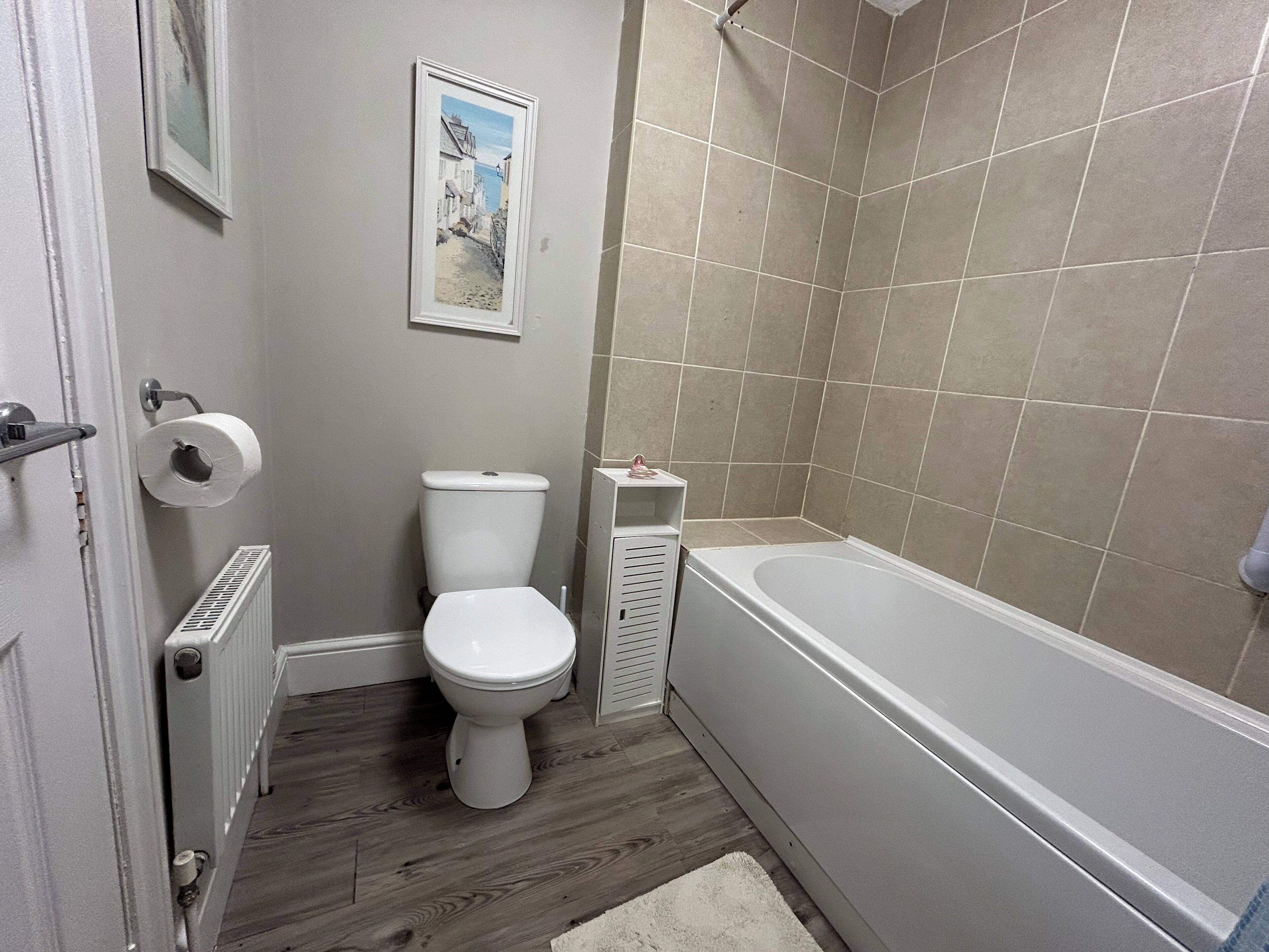 Klassiek appartement, 1 tweepersoonsbed met slaapbank | Badkamer