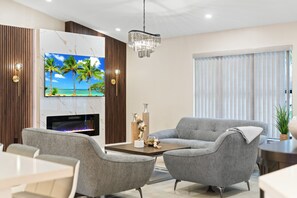 Smart-TV, peis, videospill og fotballspill