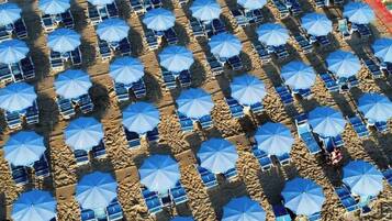 Private beach