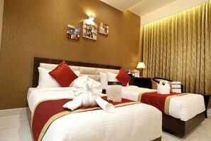 Kamar Twin Superior, pemandangan kota | Meja kerja, ruang kerja ramah laptop, dan Wi-Fi gratis