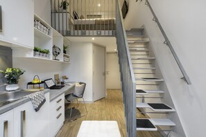 Studio, niet-roken | Verduisterende gordijnen, gratis wifi