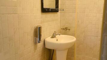 Towels, soap, toilet paper