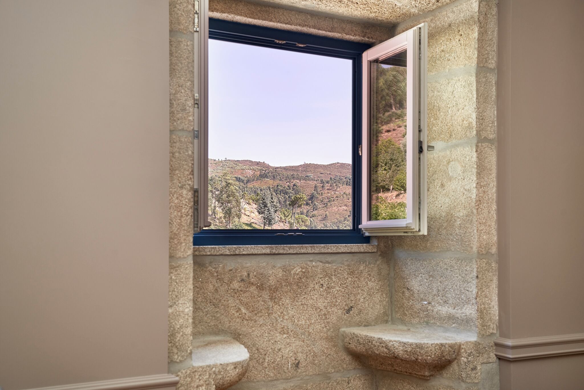 Premium bedding, down comforters, memory foam beds, minibar