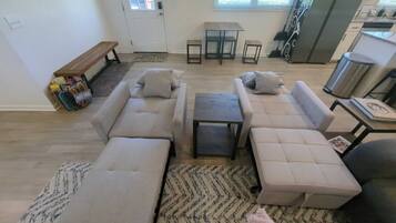 Smart TV, video games, ping pong, books