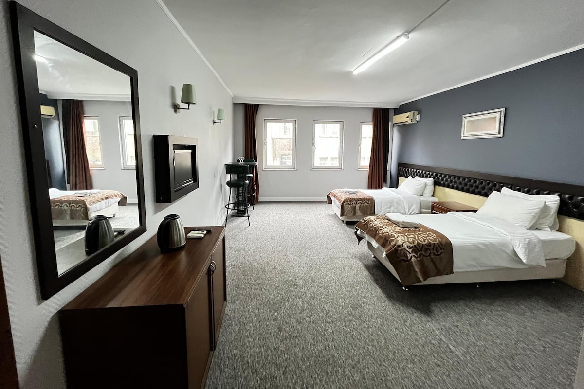 Economy Twin Room | Egyptian cotton sheets, premium bedding, minibar, desk