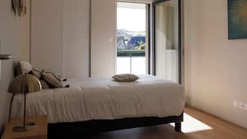 2 habitaciones y ropa de cama