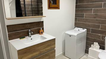 Hair dryer, toilet paper