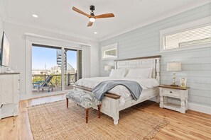 6 bedrooms, iron/ironing board, travel cot, WiFi