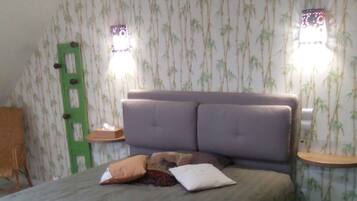 1 chambre, fer et planche Ă repasser, Wi-Fi, draps fournis