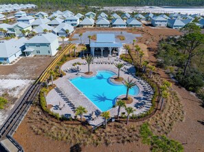Exterior - ☀️Steps to Beach-Golf Cart + Bikes-Screened Porch with Views-Floridaze☀️ (Port St Joe)