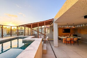 Villa | Açık havada yemek servisi