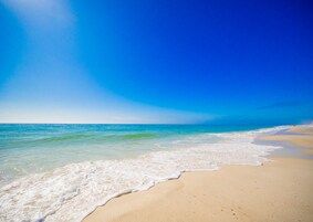 On the beach