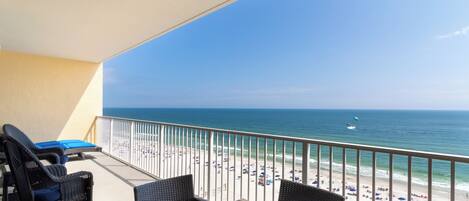 Deluxe Condo, 2 Bedrooms, Balcony, Beach View | Balcony