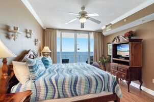 Deluxe Condo, 2 Bedrooms, Balcony, Beach View | Individually decorated, individually furnished, iron/ironing board