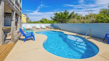 屋外プール、温水プール