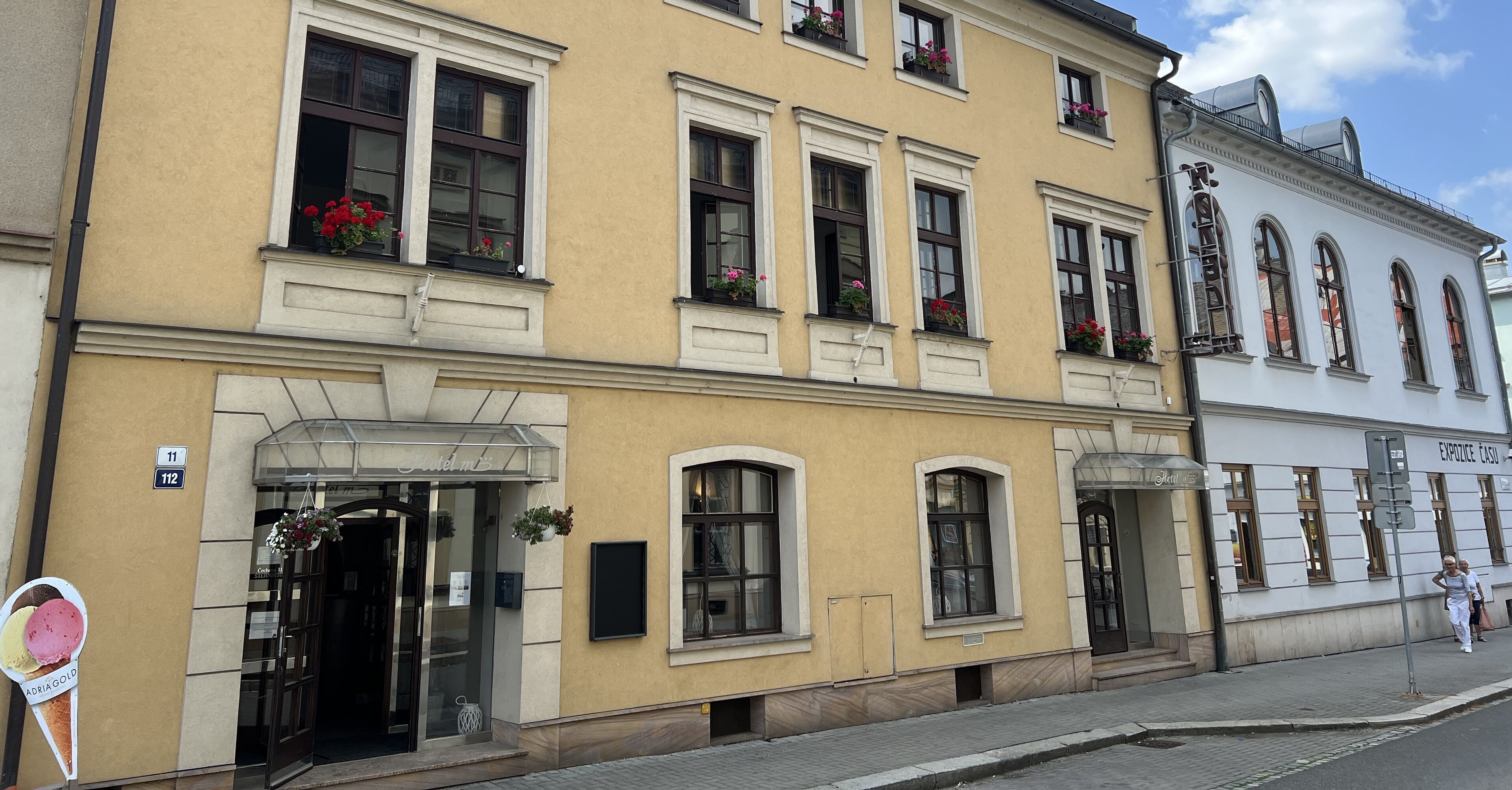 Overnatningsstedets facade