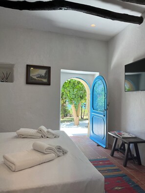 Chambre Quadruple Luxe, vue jardin