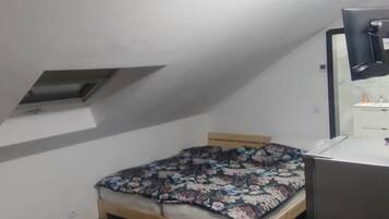 1 Schlafzimmer, BĂŒgeleisen/BĂŒgelbrett, WLAN, BettwĂ€sche