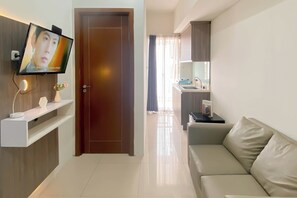 Apartment | Living room - Homey 1Br Apartment At Vittoria Residence (Jakarta)