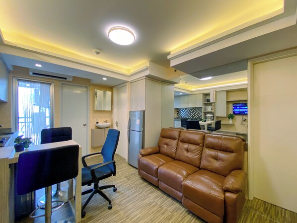 Standard Apartment | Living room - Well Designed And Warm 2Br At Bassura City Apartment (Jakarta)
