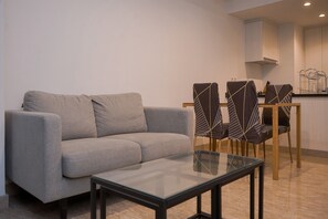 Living room - Comfy And Minimalist 1Br Apartment Branz Bsd City (Pagedangan)