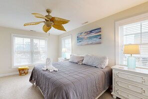 5 slaapkamers, een strijkplank/strijkijzer, internet, beddengoed