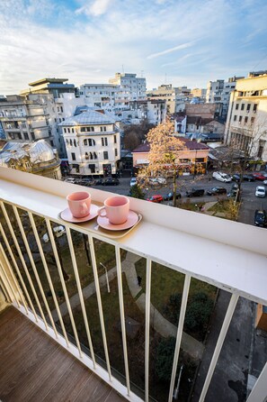 Apartamento, 1 quarto, para fumantes, sacada | Sacada