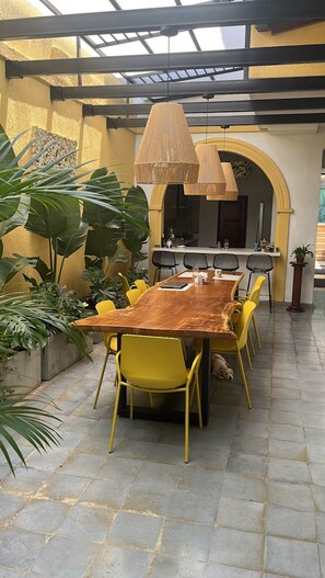 Udendørs spisemuligheder