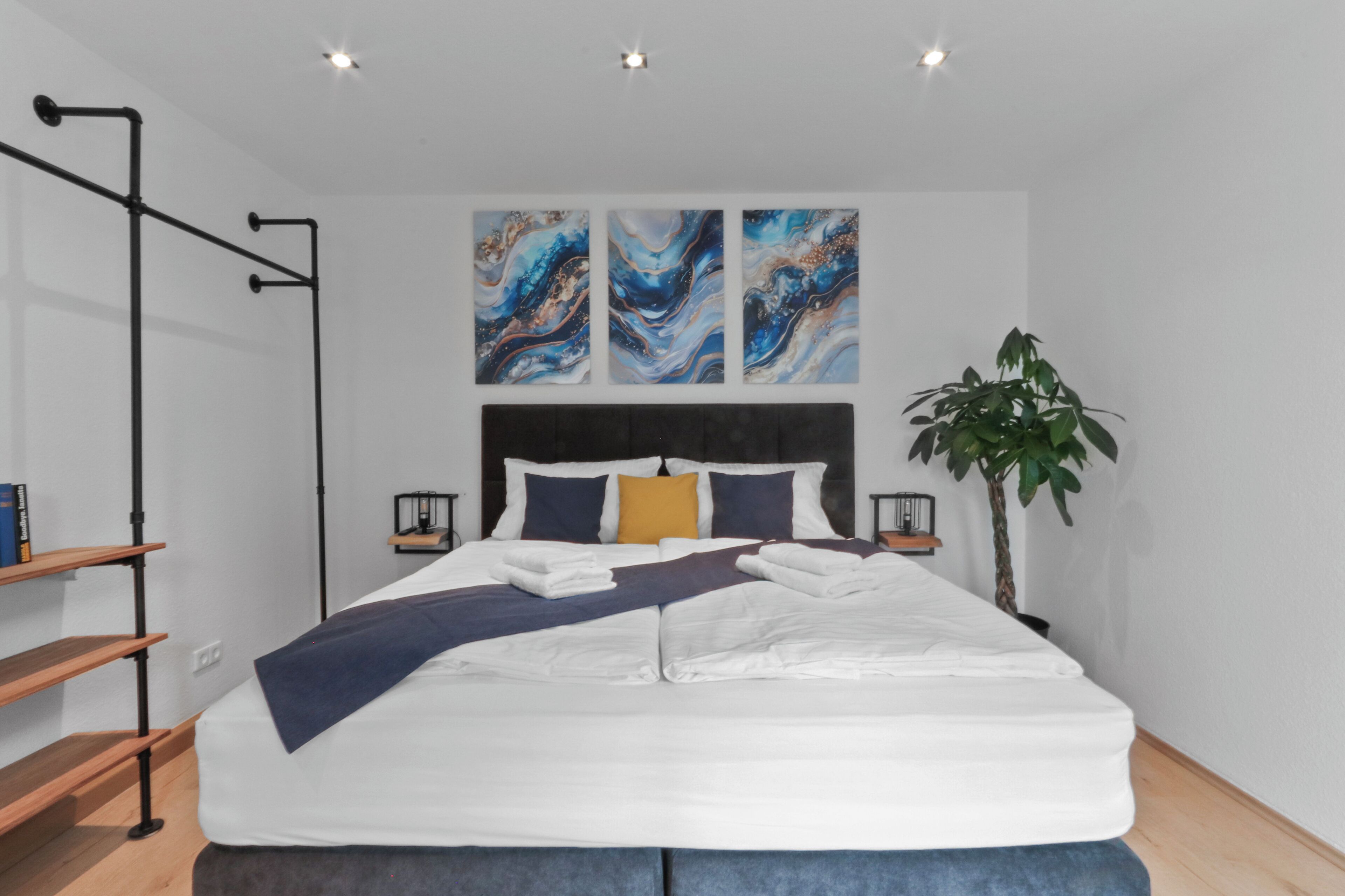 3 Schlafzimmer, Reisekinderbett, kostenloses WLAN, Bettwäsche