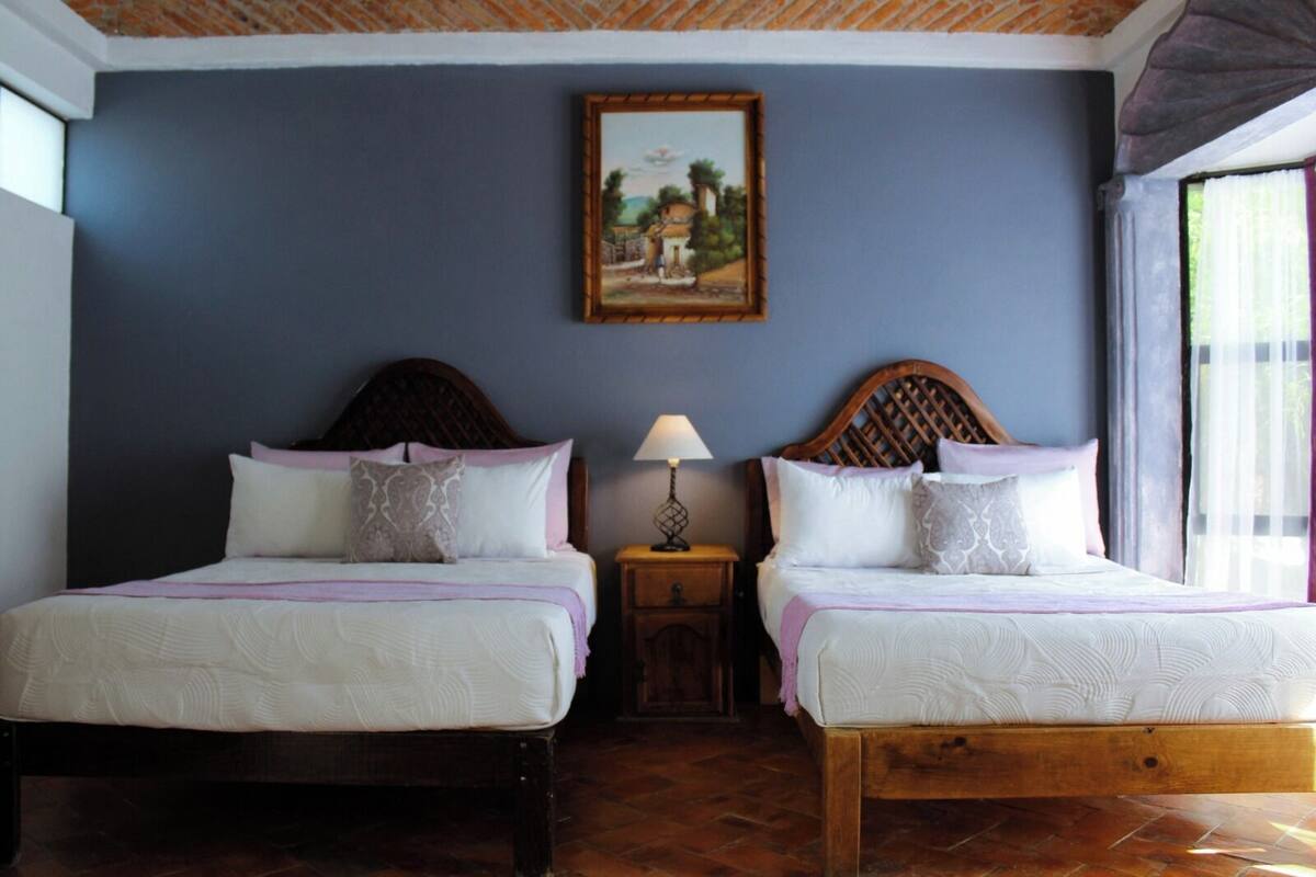 Deluxe Suite, 2 Double Beds, Courtyard View