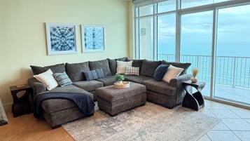 Smart TV, foosball, computer monitors