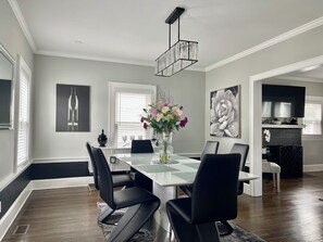 Dining - Stylish 2 Bedroom Home with Modern Features and Amenities—WIFI and Central Air (Brockton)