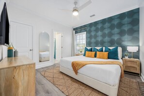 4 chambres, fer et planche à repasser, lit parapluie, Wi-Fi gratuit