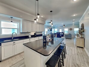 Fridge, microwave, oven, stovetop - Gulf-Front Luxury at Shiloh – Your Beach Getaway! (Gulf Shores)